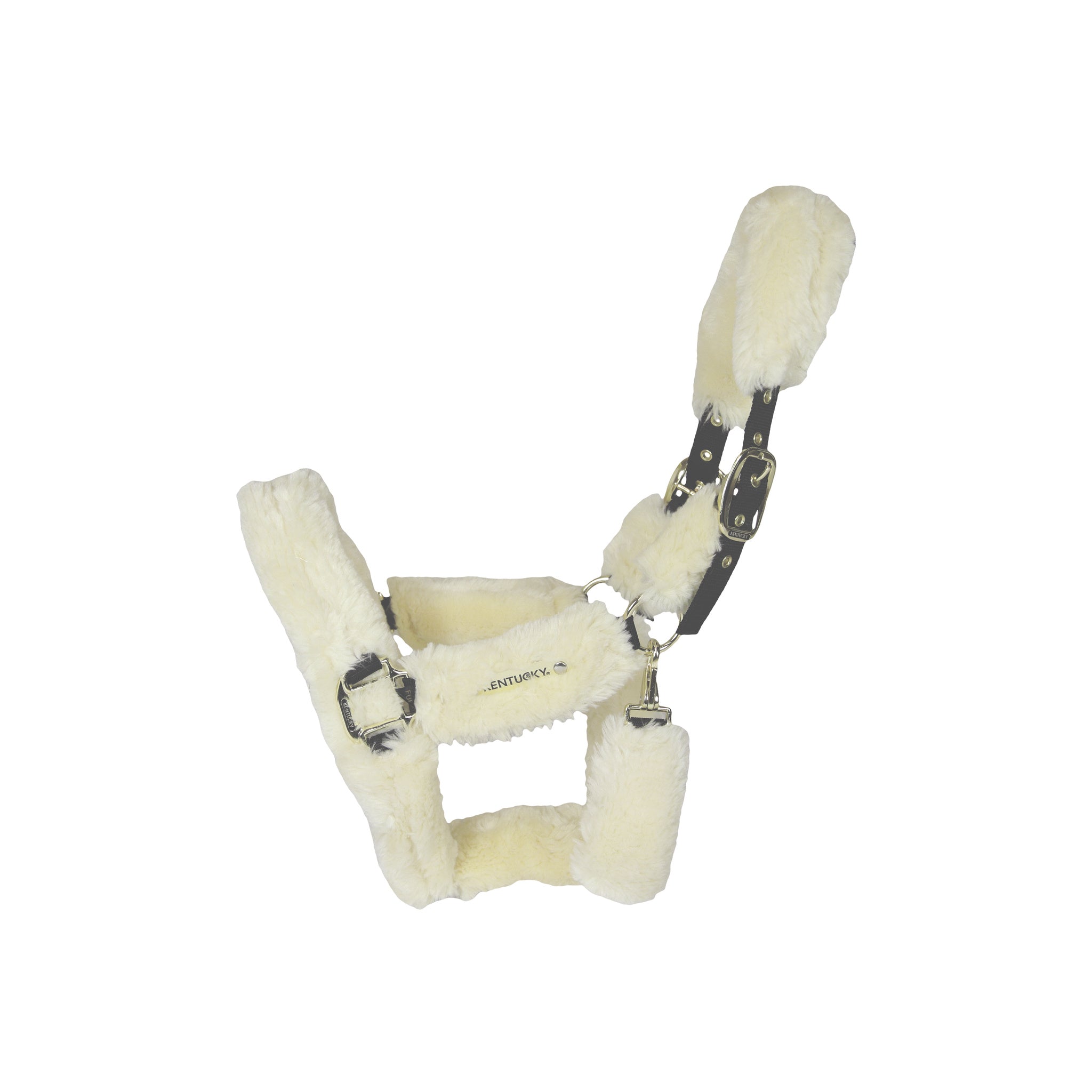 The Kentucky Horsewear Sheepskin Shipping Halter is an extremely soft and comfortable halter mainly used during transportation.