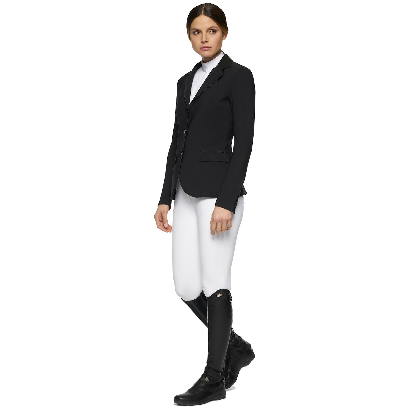 Cavalleria Toscana Black Perforated GP Jacket