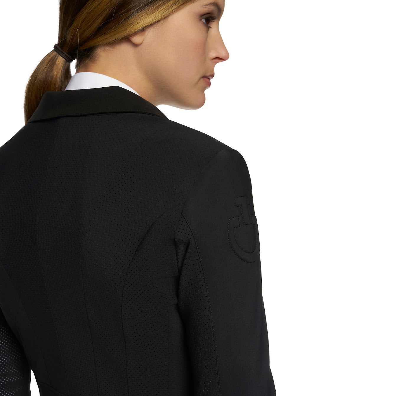 Cavalleria Toscana Black Perforated GP Jacket
