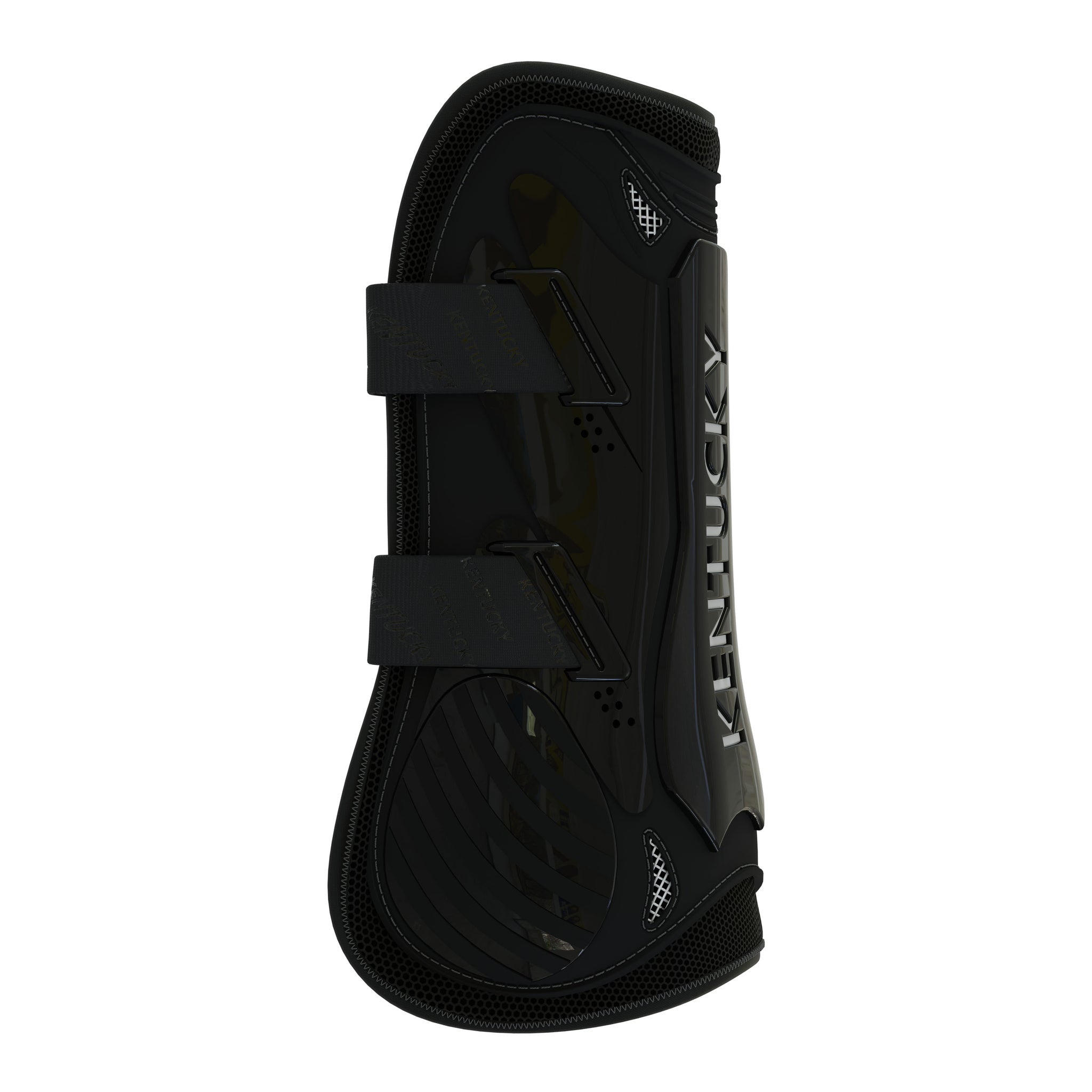 Kentucky Vegan Tendon Boots Bamboo Shield with Elastic fastenings are now available following years of research and development. The Kentucky Bamboo Sheild Supersedes the already very popular Kentucky Tendon Boot. Bamboo has the best tensile strength and also avoids penetration of sharp objects. Thanks to great results from testing, the bamboo shield is now used to protect the horse’s tendon area.