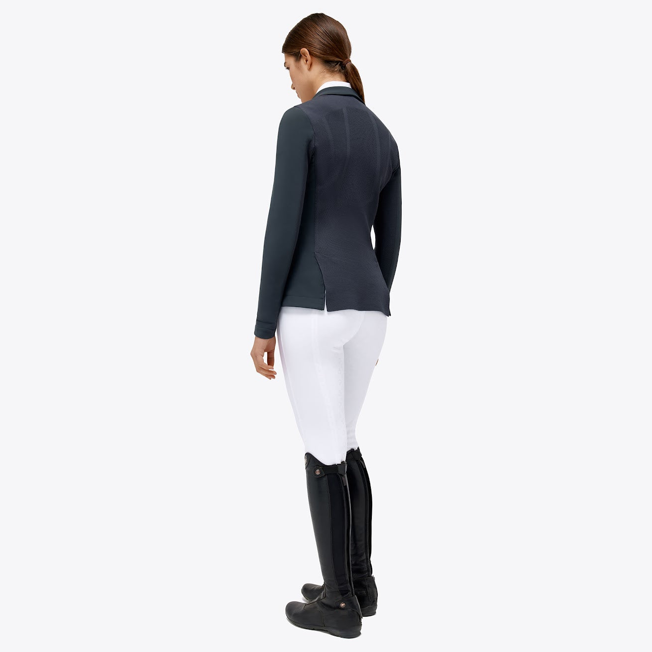 Cavalleria Toscana Revo Navy Tech Knit Show Jacket