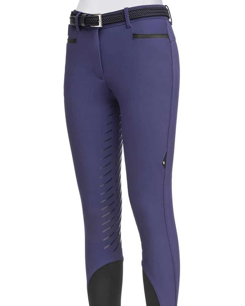 Reduced! Equiline Violet Caltek Knee Grip Breeches