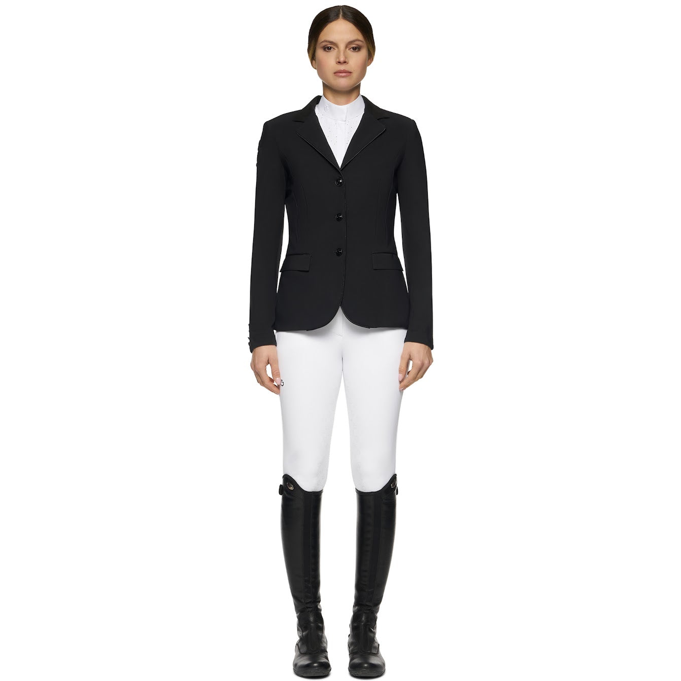 Cavalleria Toscana Black Perforated GP Jacket