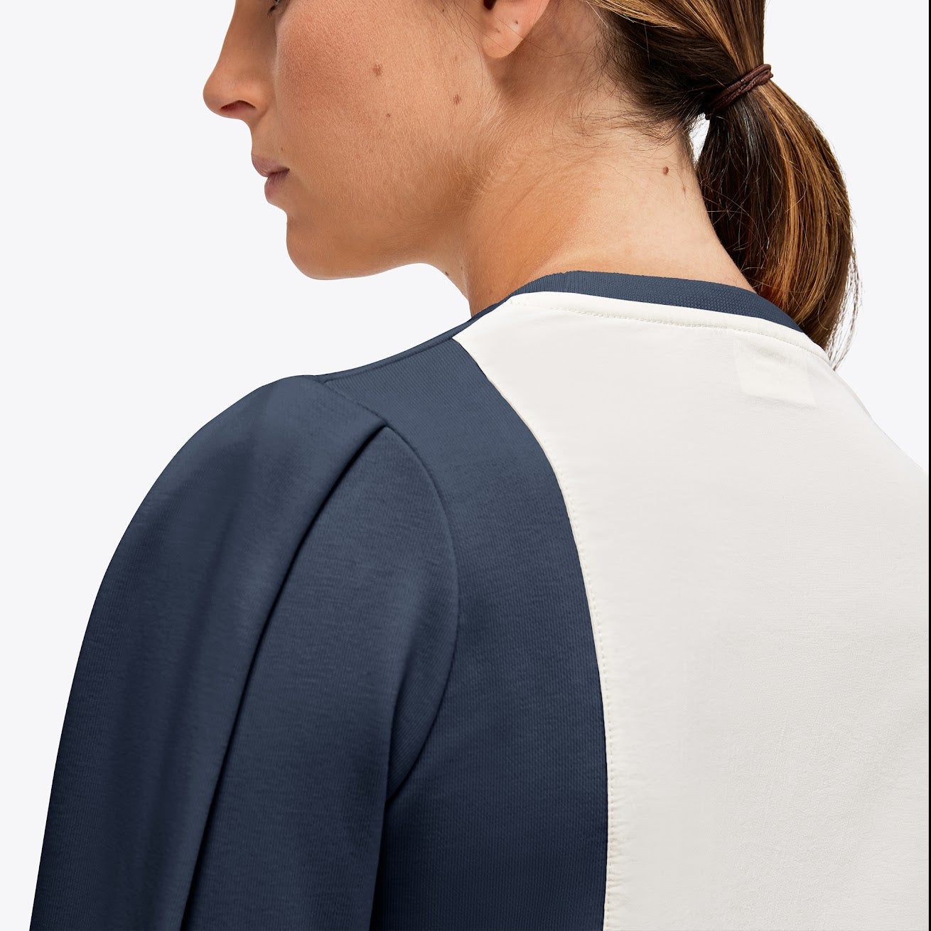 Cavalleria Toscana Emblem Puff Sleeve Cotton Top