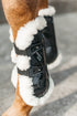 Kentucky Vegan Sheepskin Tendon Boots Bamboo Shield with Elastic fastenings are now available following years of research and development. The Kentucky Bamboo Shield Replaces the Kentucky Tendon Boot.
