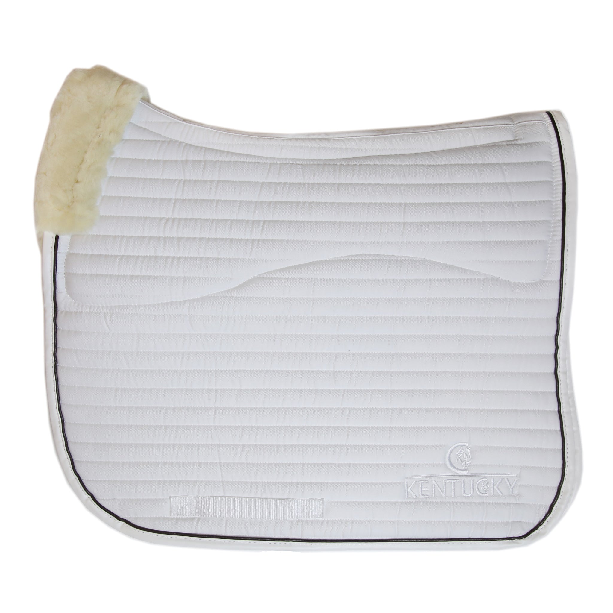 The Kentucky Horsewear Skin Friendly Dressage Pad offers extreme cushioning and support between the horses back and the saddle whilst preventing friction.