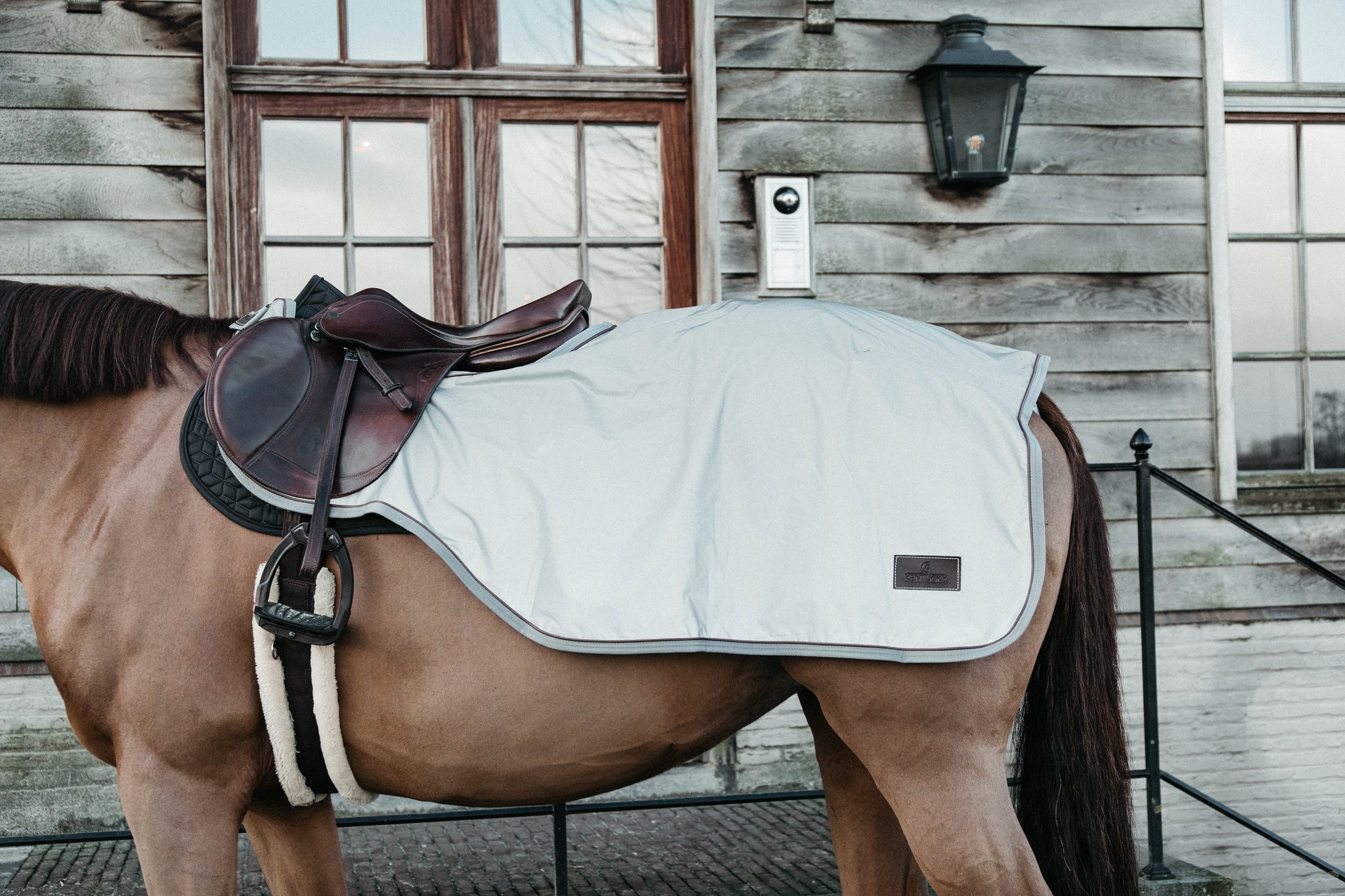 Kentucky Reflective Riding Rug Protect your horse in poorly lit circumstances with our reflective riding rug, even in heavy rainfall.