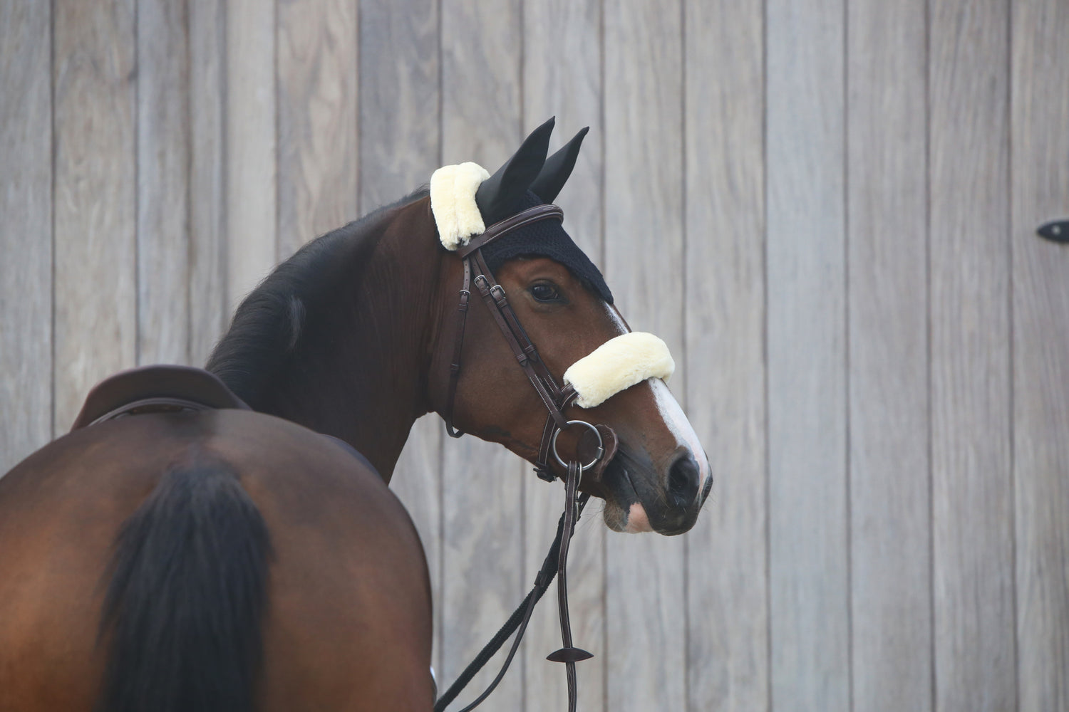 Kentucky Sheepskin Noseband Cover