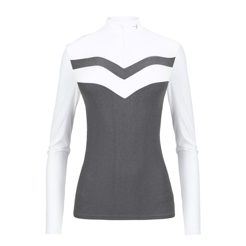 Reduced! Laguso Vivian Grey Marl Show Shirt