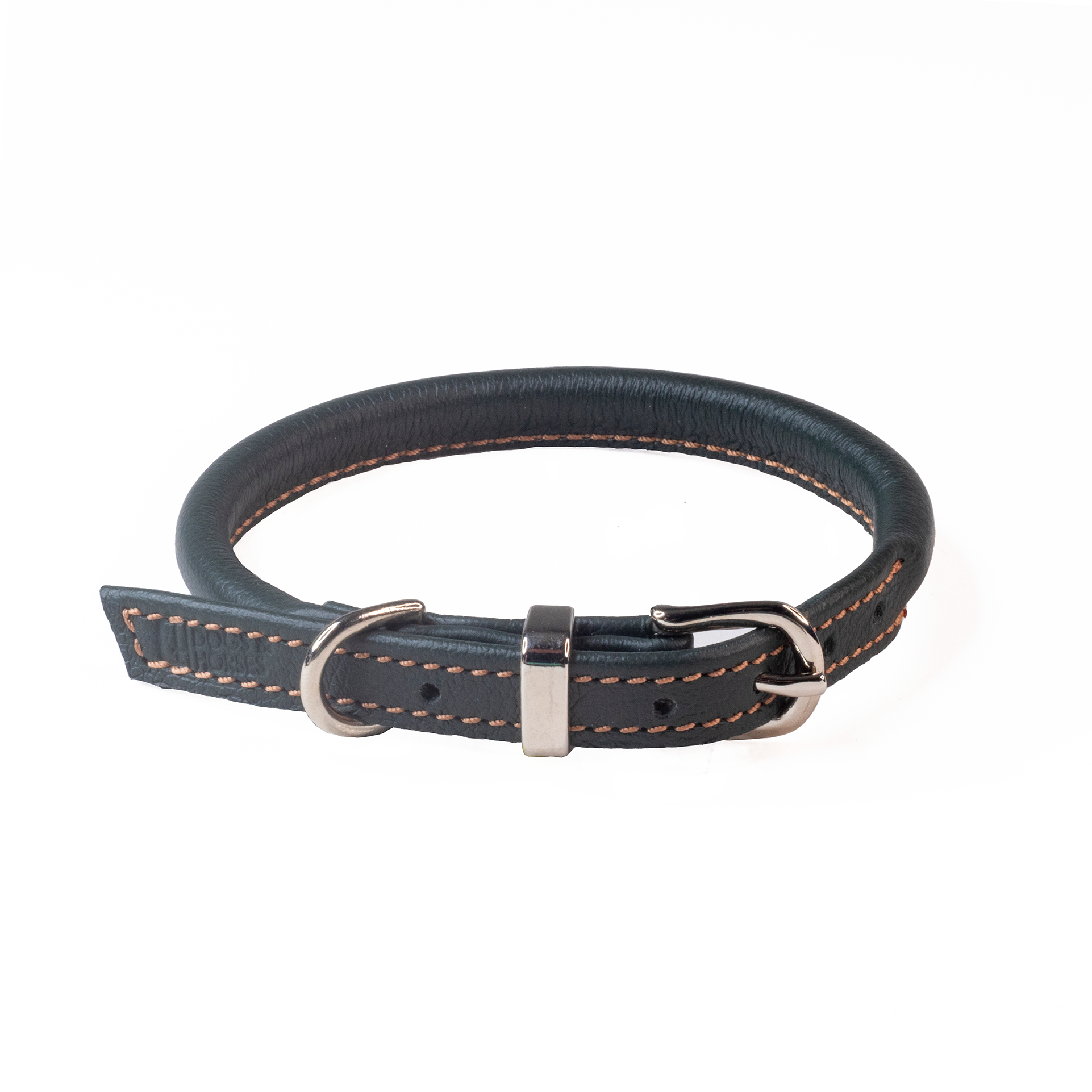 Dogs and horses rolled online leather collar