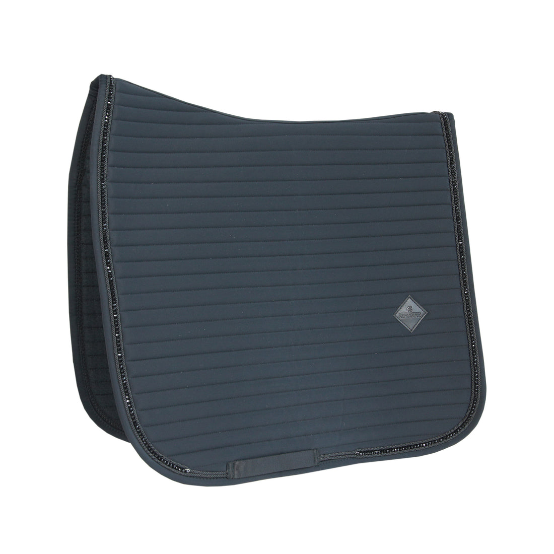 Kentucky Pearls Show Black Dressage Saddle Pad
