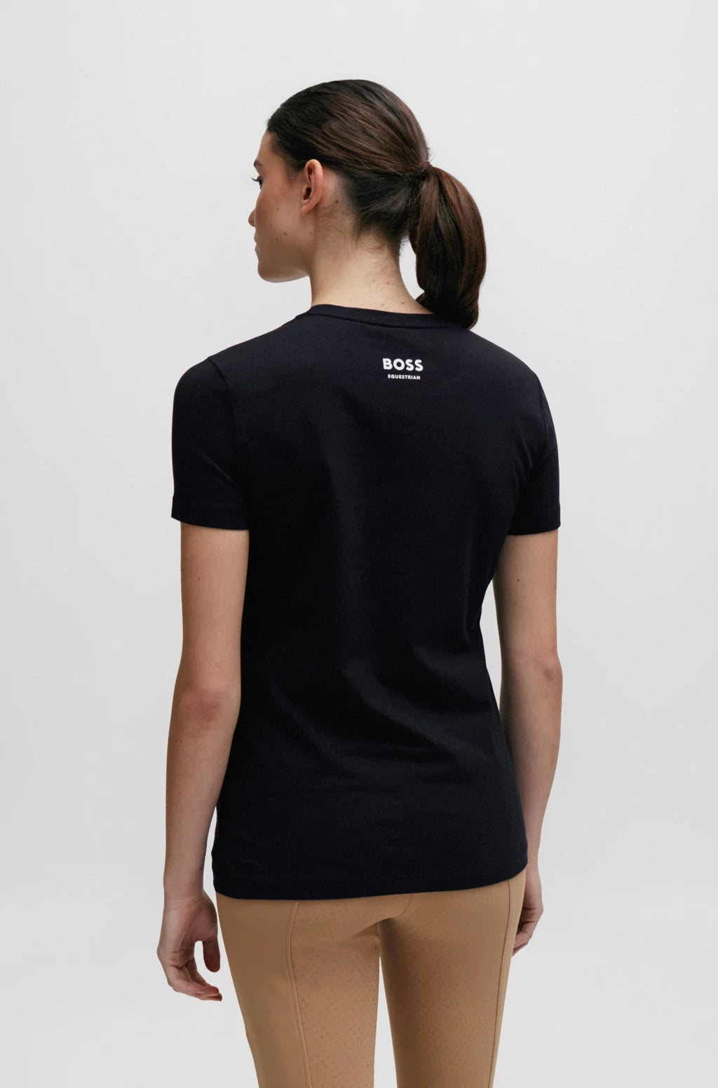 Boss Equestrian Womens Maya Signature Logo T-Shirt