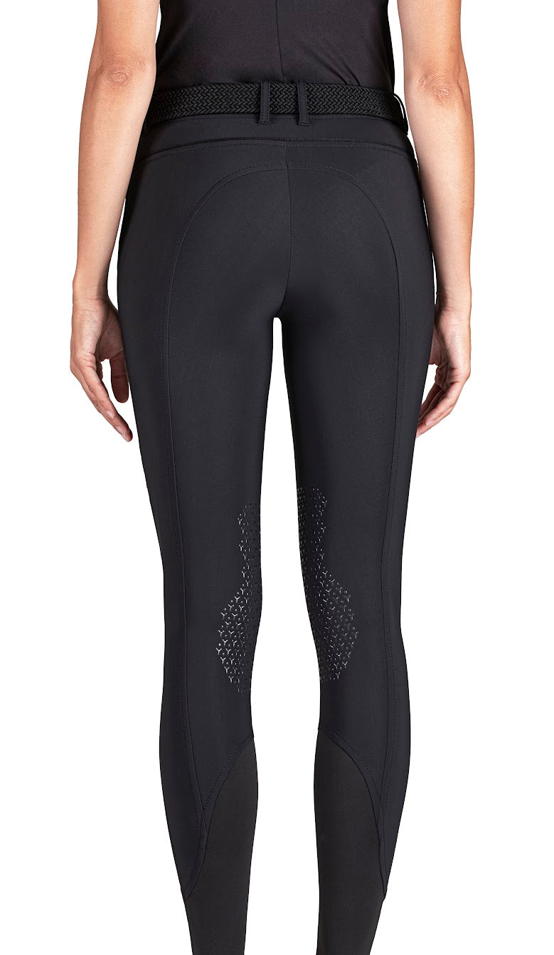 Equiline Gingerk Black Knee Grip Breeches