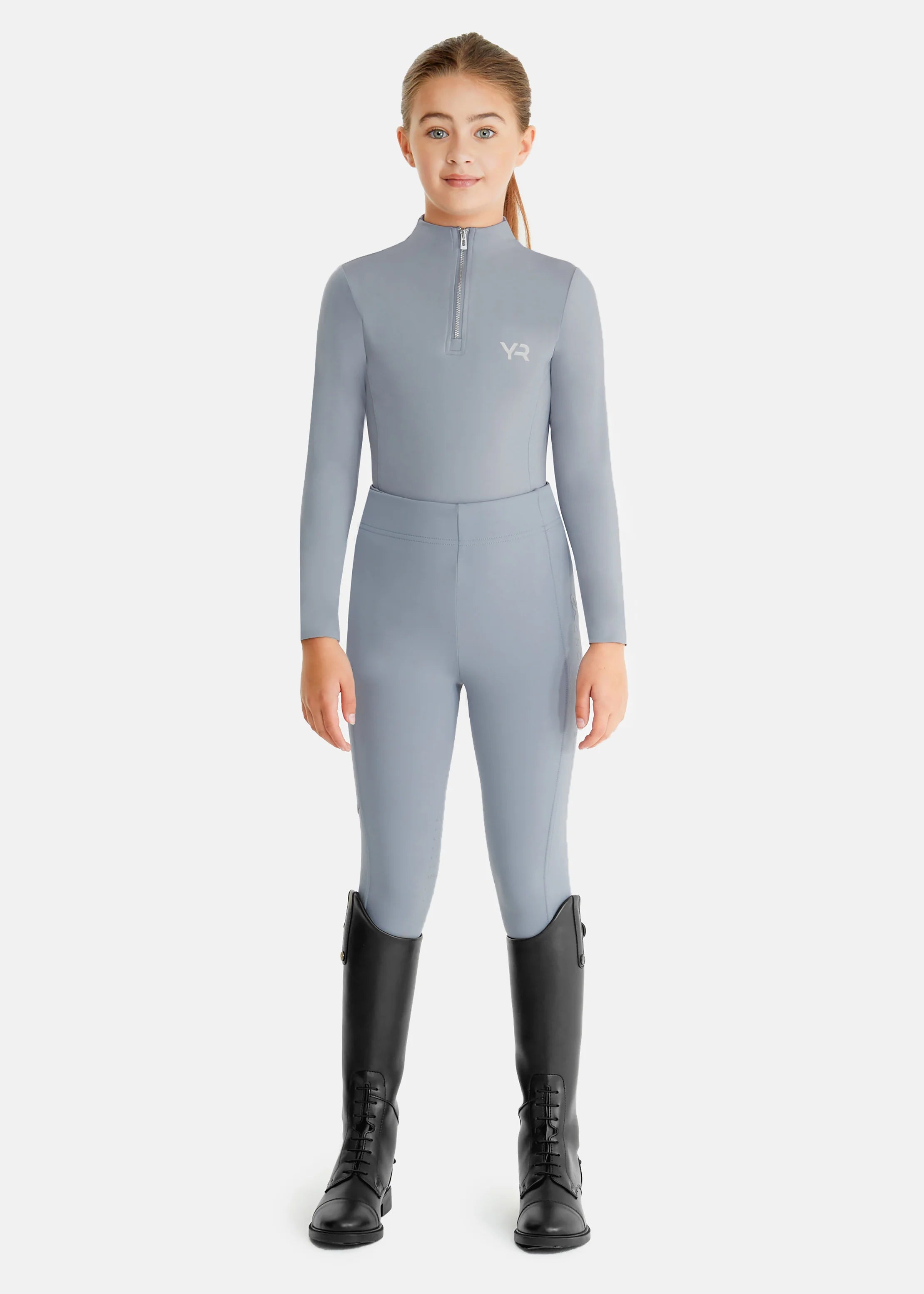 Aztec Diamond Young Rider Ashblue Base Layer @IGEQUINE