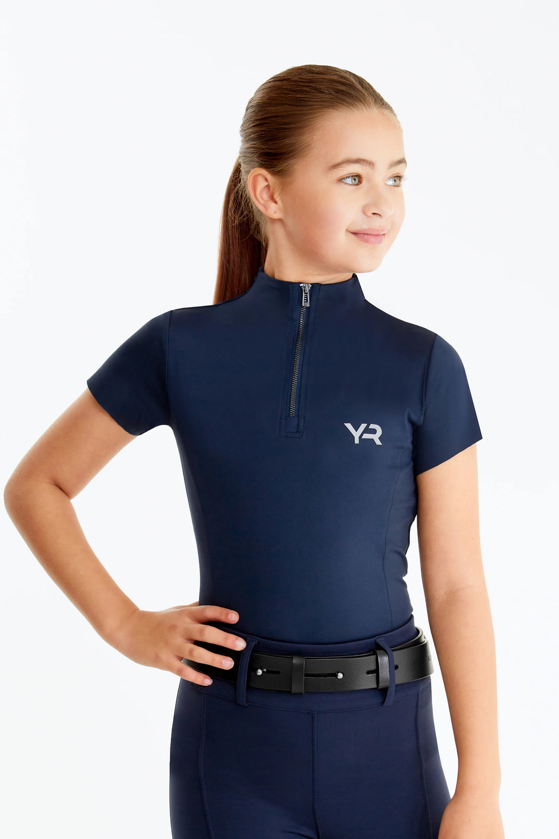 Aztec Diamond Navy Short Sleeve Base Layer