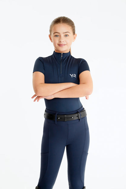 Aztec Diamond Navy Short Sleeve Base Layer