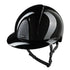 Kep Smart Nova Metal Polish Black Star Silver Riding Helmet 