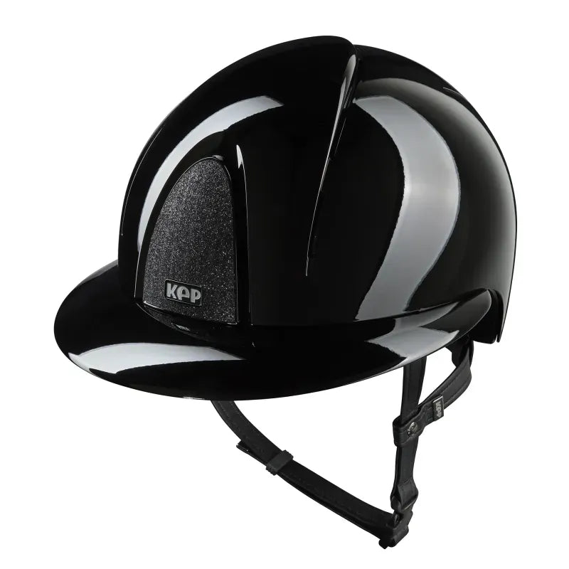 Kep Smart Nova Metal Polish Black Star Riding Helmet 