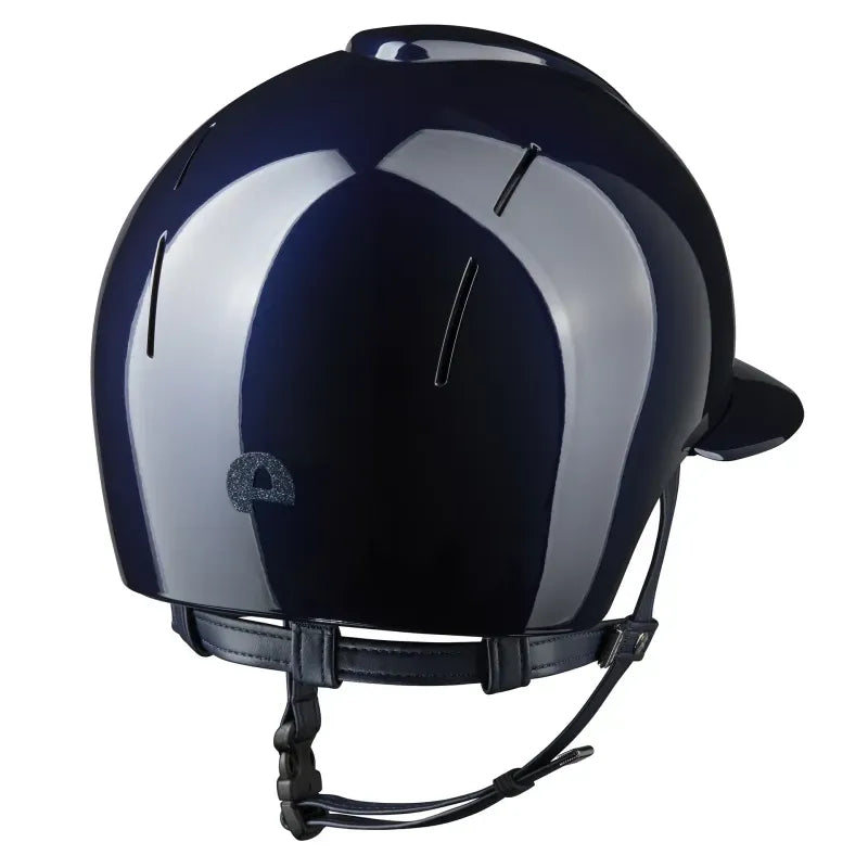Kep Smart Nova Metal Polish Blue Star Riding Helmet 
