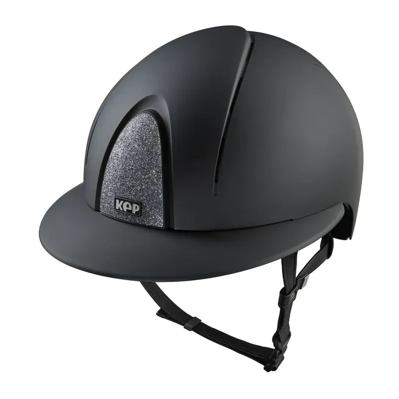 Kep Smart Nova Textile Black Star Silver Riding Helmet