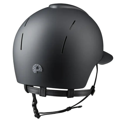 Kep Smart Nova Textile Black Star Silver Riding Helmet