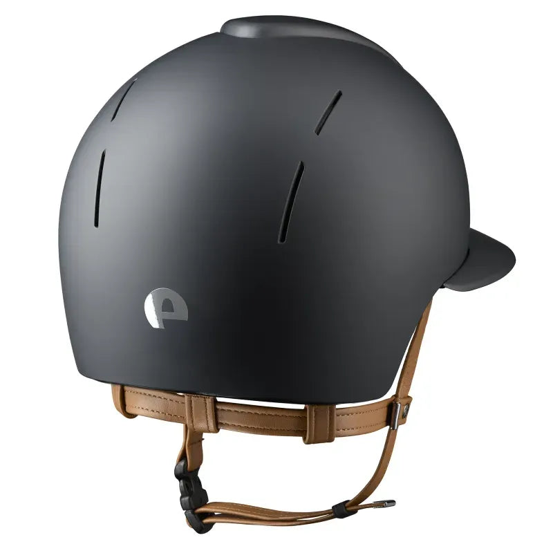 Kep Smart Nova Textile Black Beige Strap Riding Helmet