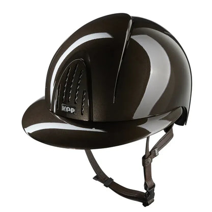 Kep Nova Smart Polish Brown Riding Helmet 
