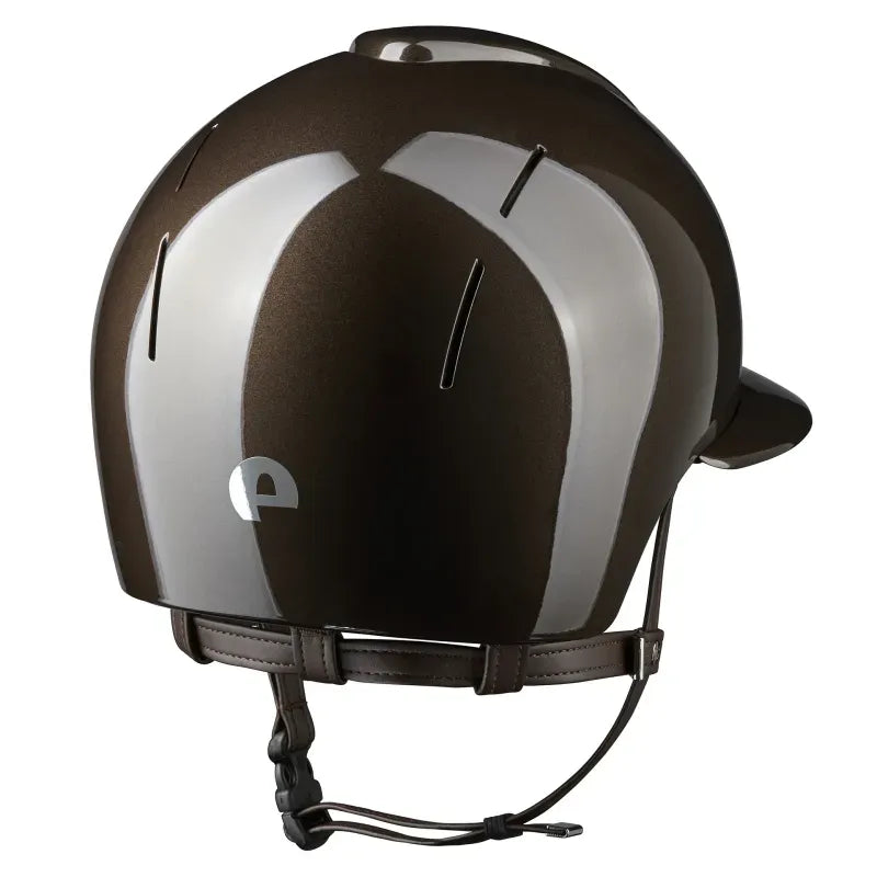 Kep Nova Smart Polish Brown Riding Helmet 