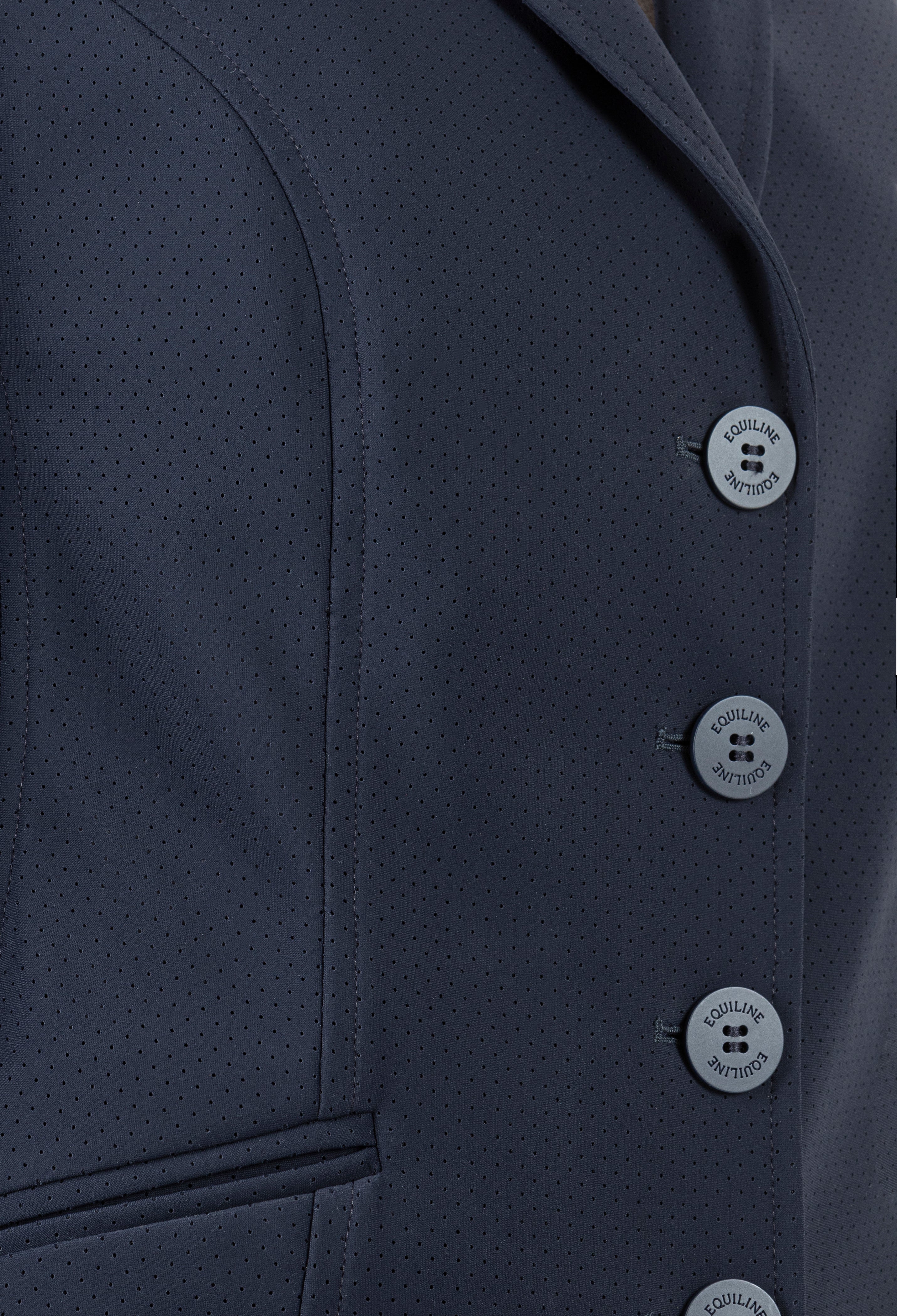 Equiline Cozy Navy Perforated Show Jacket