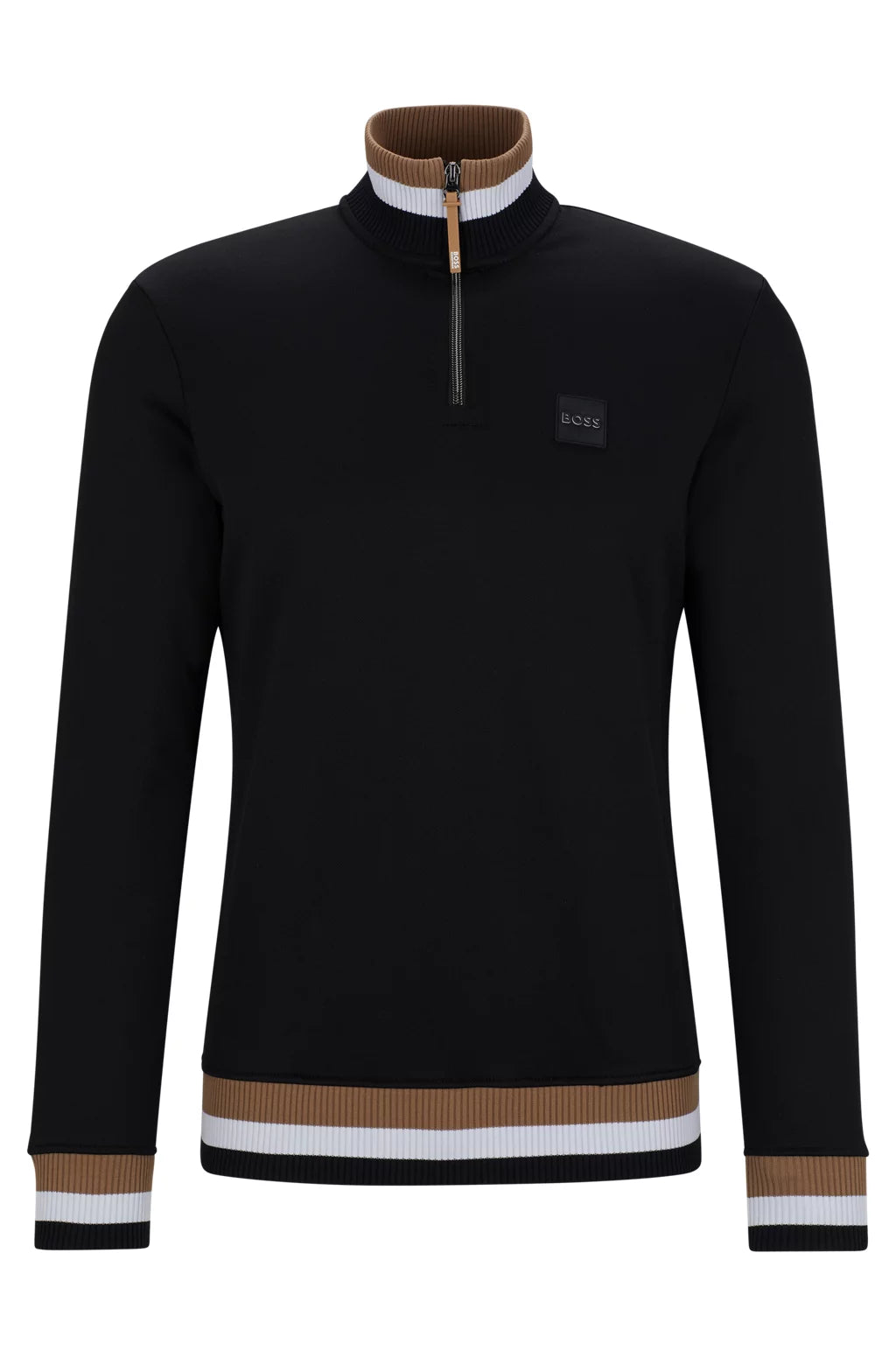 Boss Equestrian Mens - Ted Troyes Signature stripe Sweater Black
