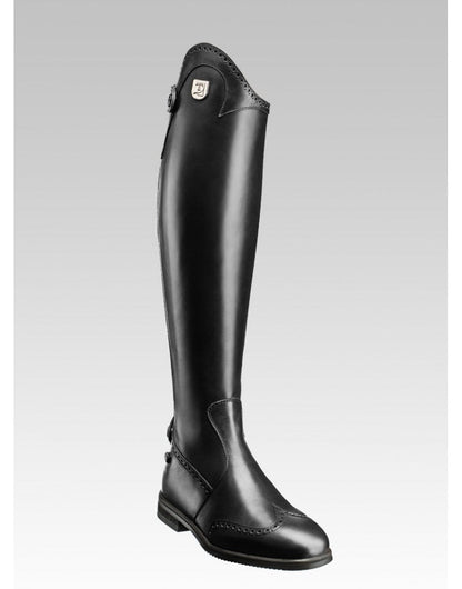 Tucci punched Marilyn long leather riding boots