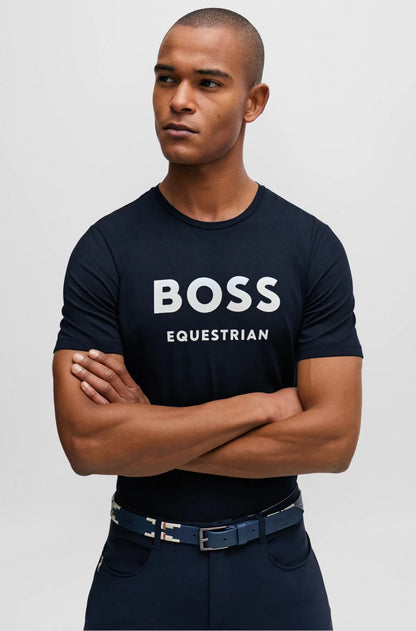 Boss Equestrian Mens - Pierce Signature Logo T-Shirt