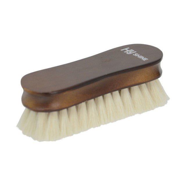 Hy Equestrian Deluxe Wooden Face Brush with Goats Hair