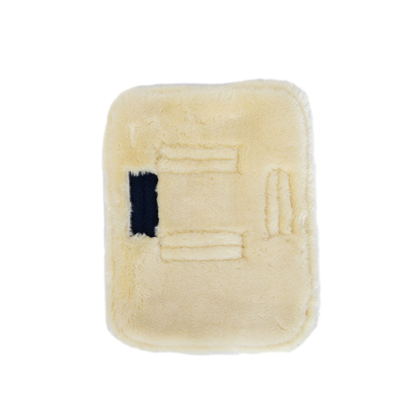 Kentucky chest expander quilted with vegan sheepskin 2 buckles