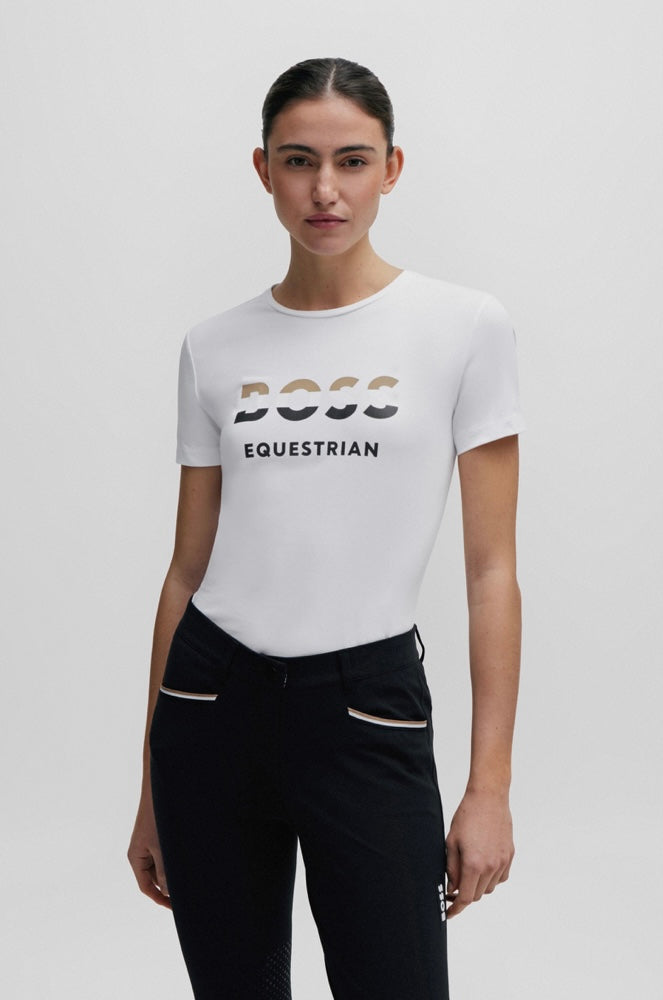 Boss Equestrian Womens - Maya Signature Logo T-Shirt