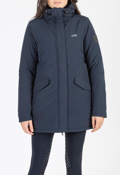 Equiline Navy Citac Waterproof Coat