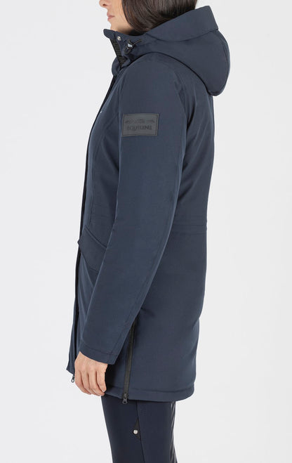 Equiline Navy Citac Waterproof Coat