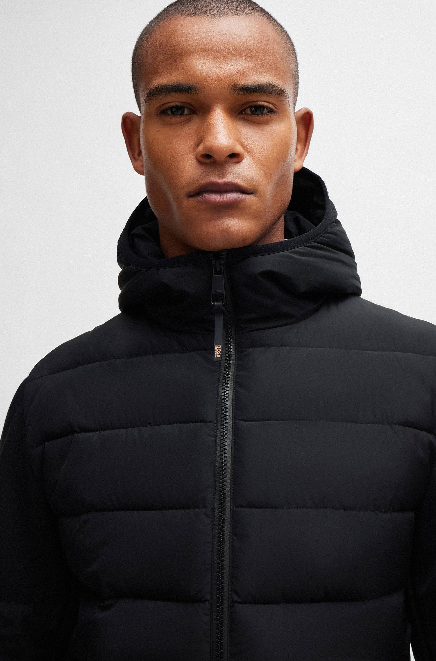 Boss Equestrian Jeff Hybrid Puffer Jacket black