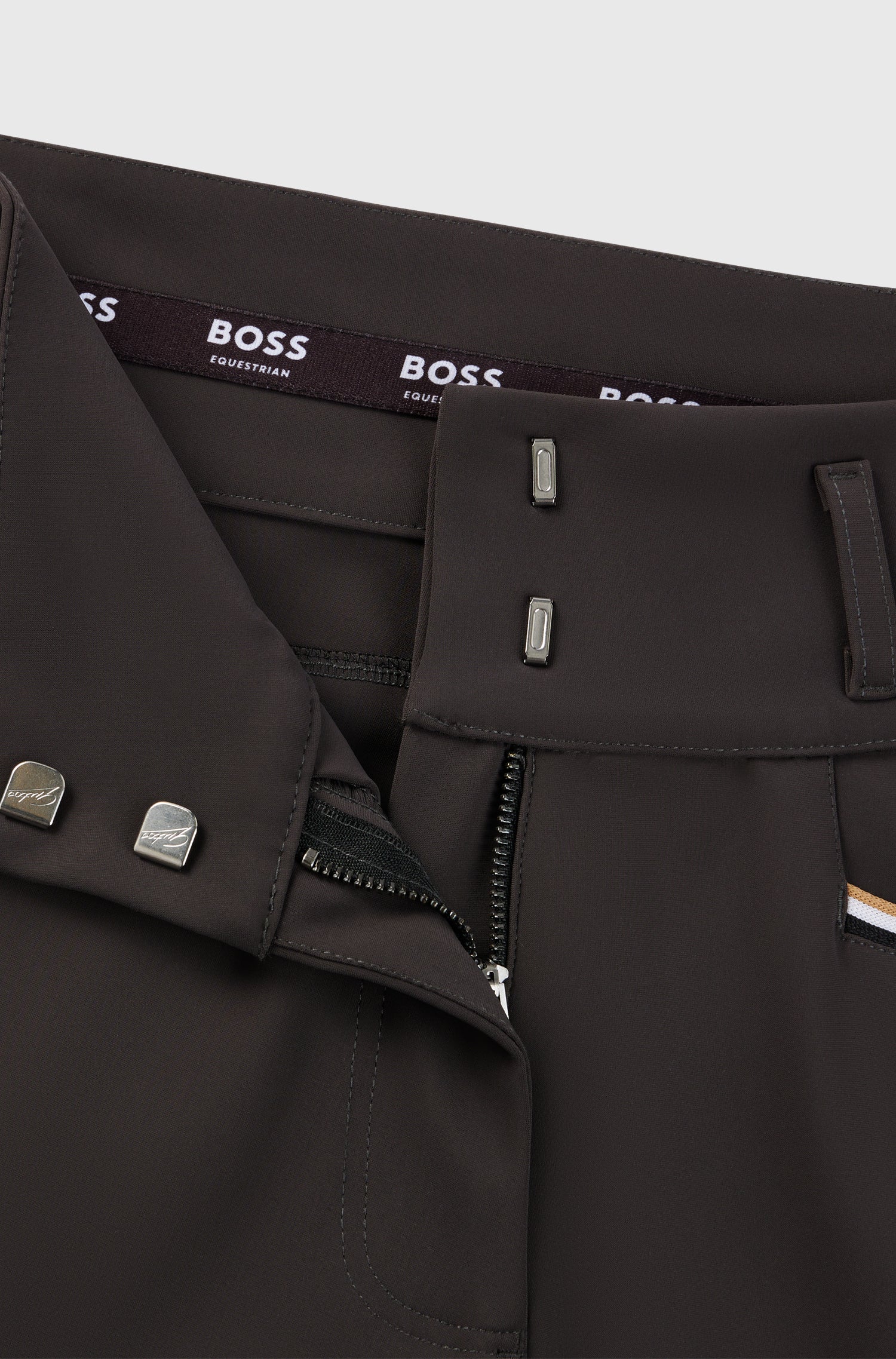 Boss Equestrian Hannah High Waist Knee Grip Breeches Mole