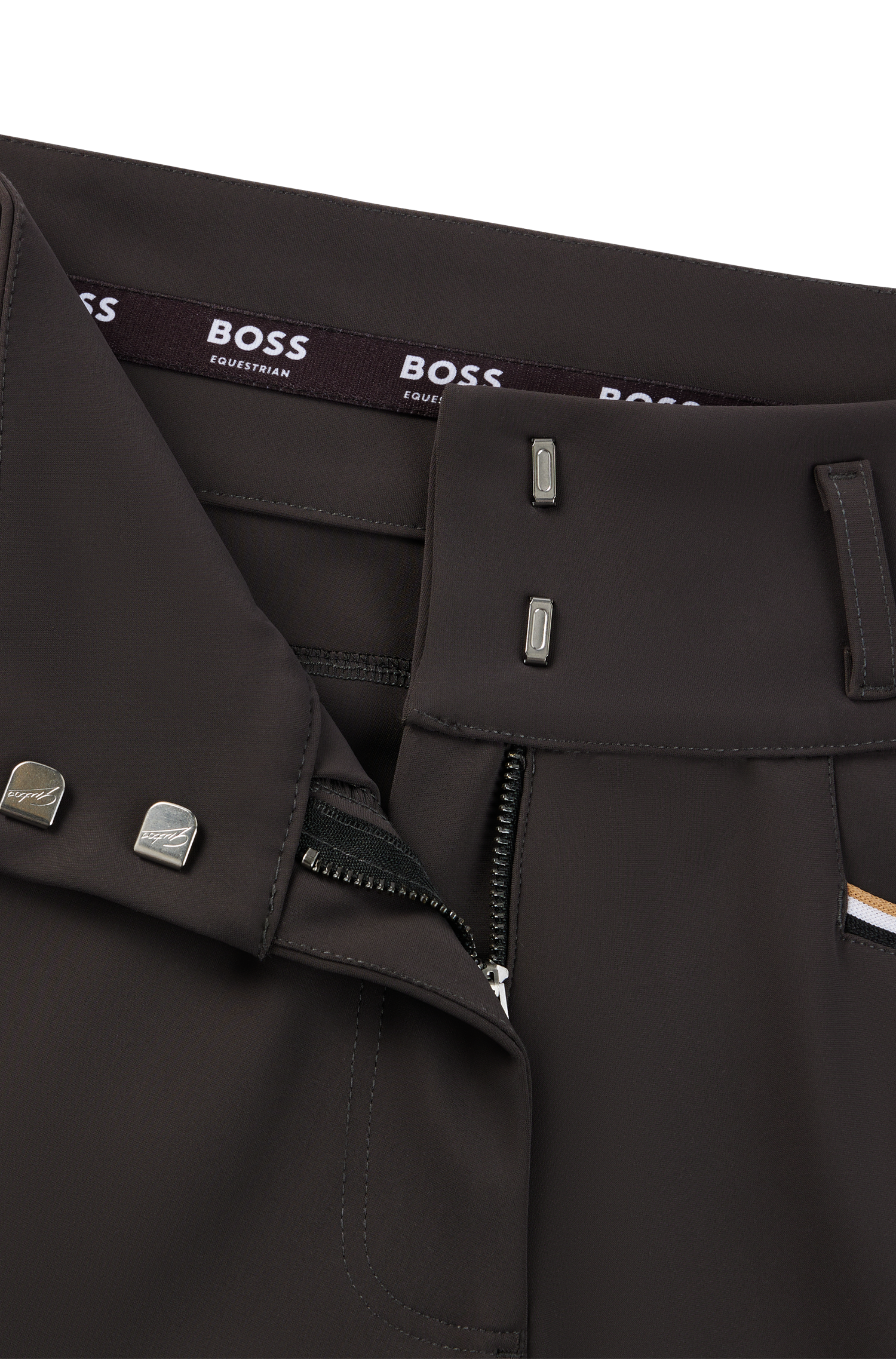 Boss Equestrian Hannah High Waist Knee Grip Breeches Mole