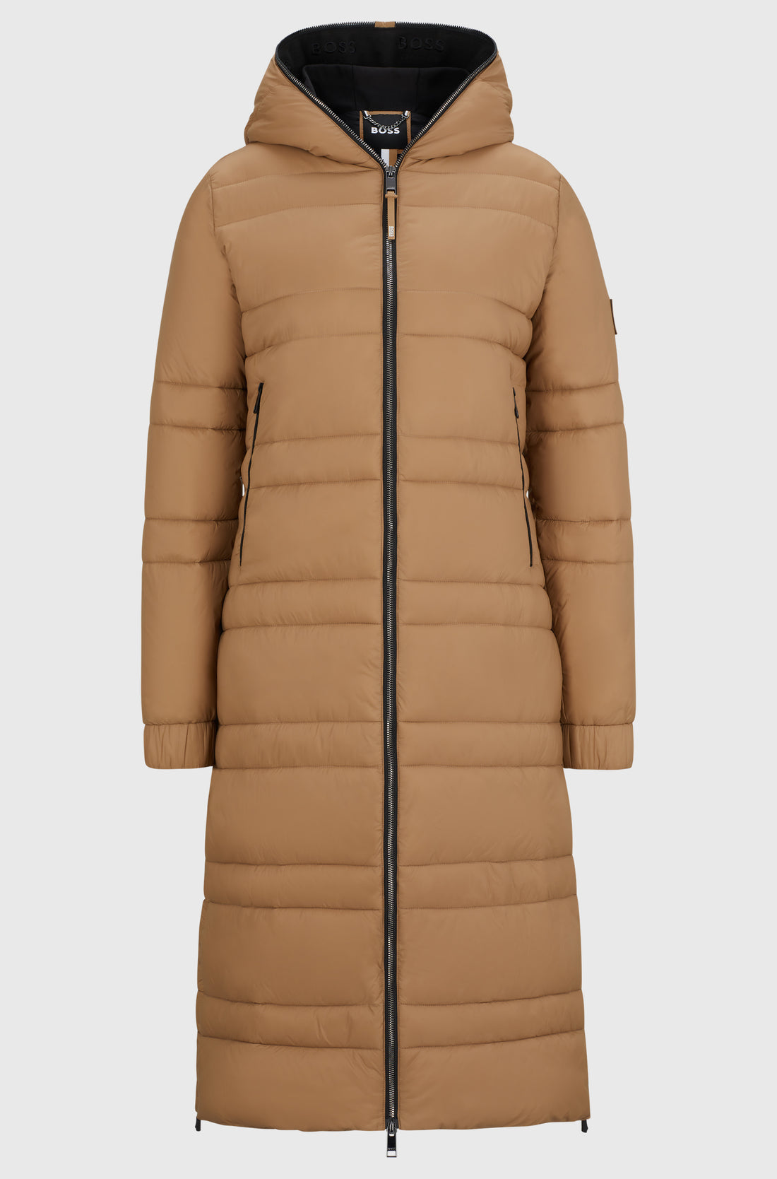 Boss Equestrian Esmee Long Puffer Parka Camel