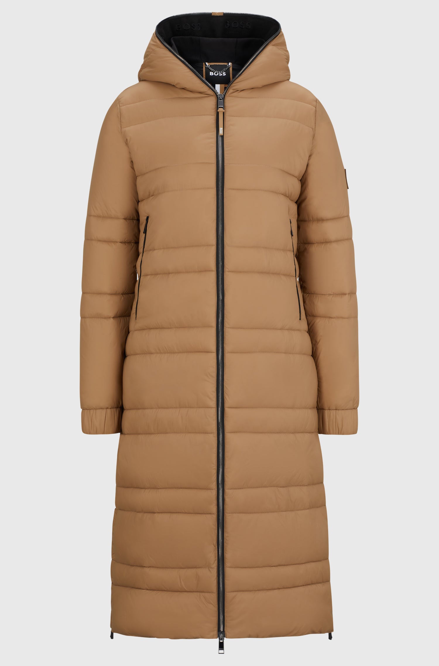 Boss Equestrian Esmee Long Puffer Parka Camel