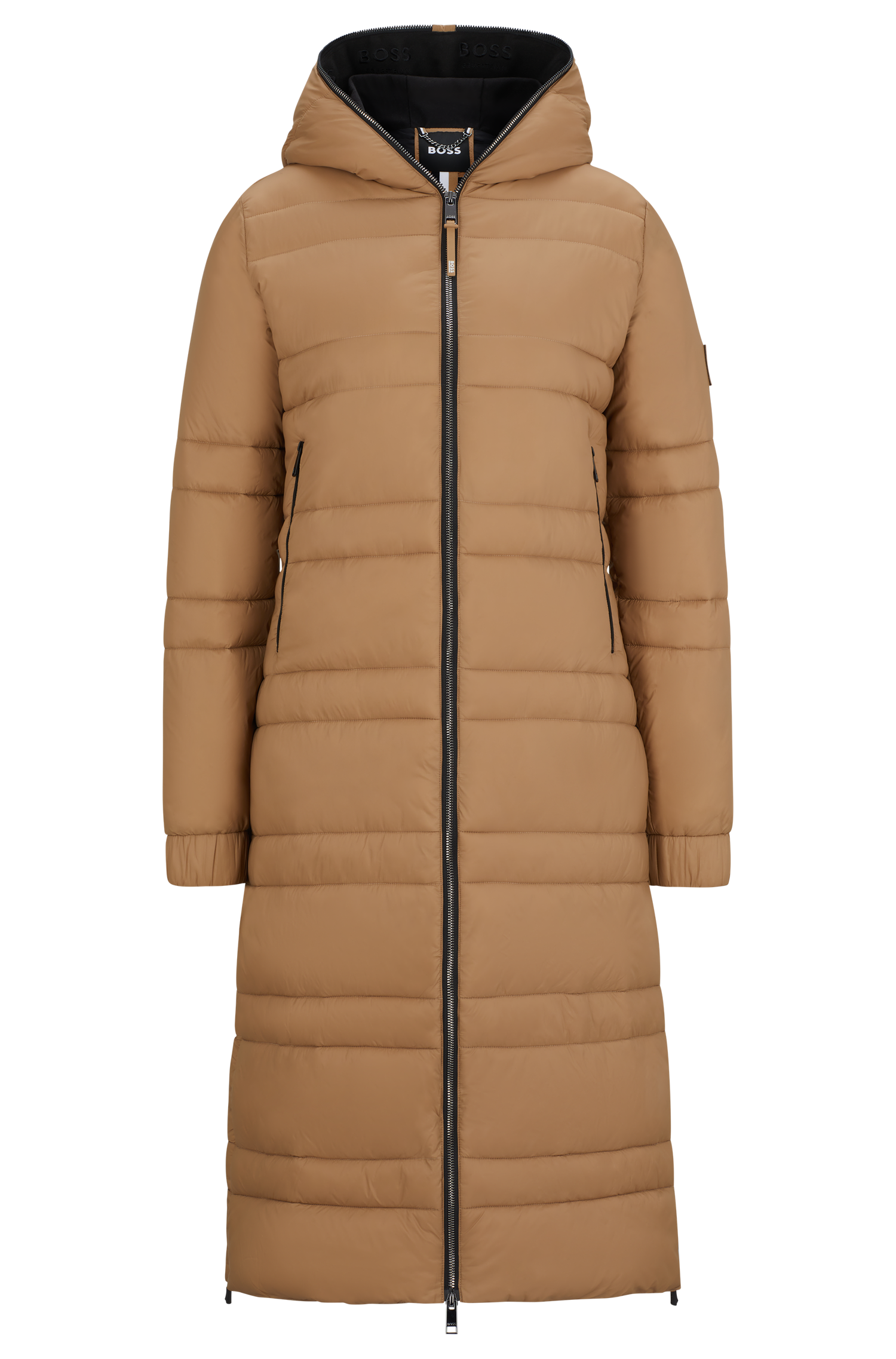 Boss Equestrian Esmee Long Puffer Parka Camel