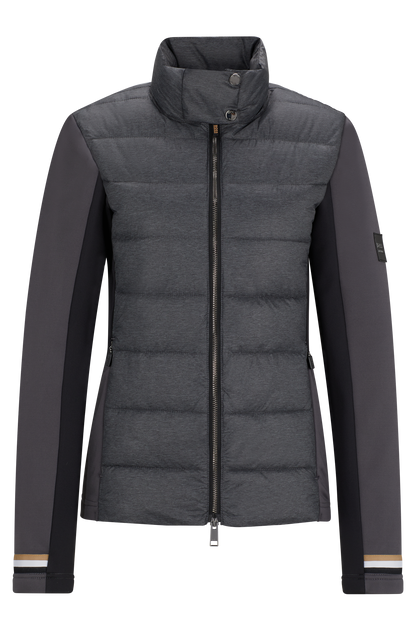 Boss Equestrian Ruby Hybrid Puffer Jacket Grey