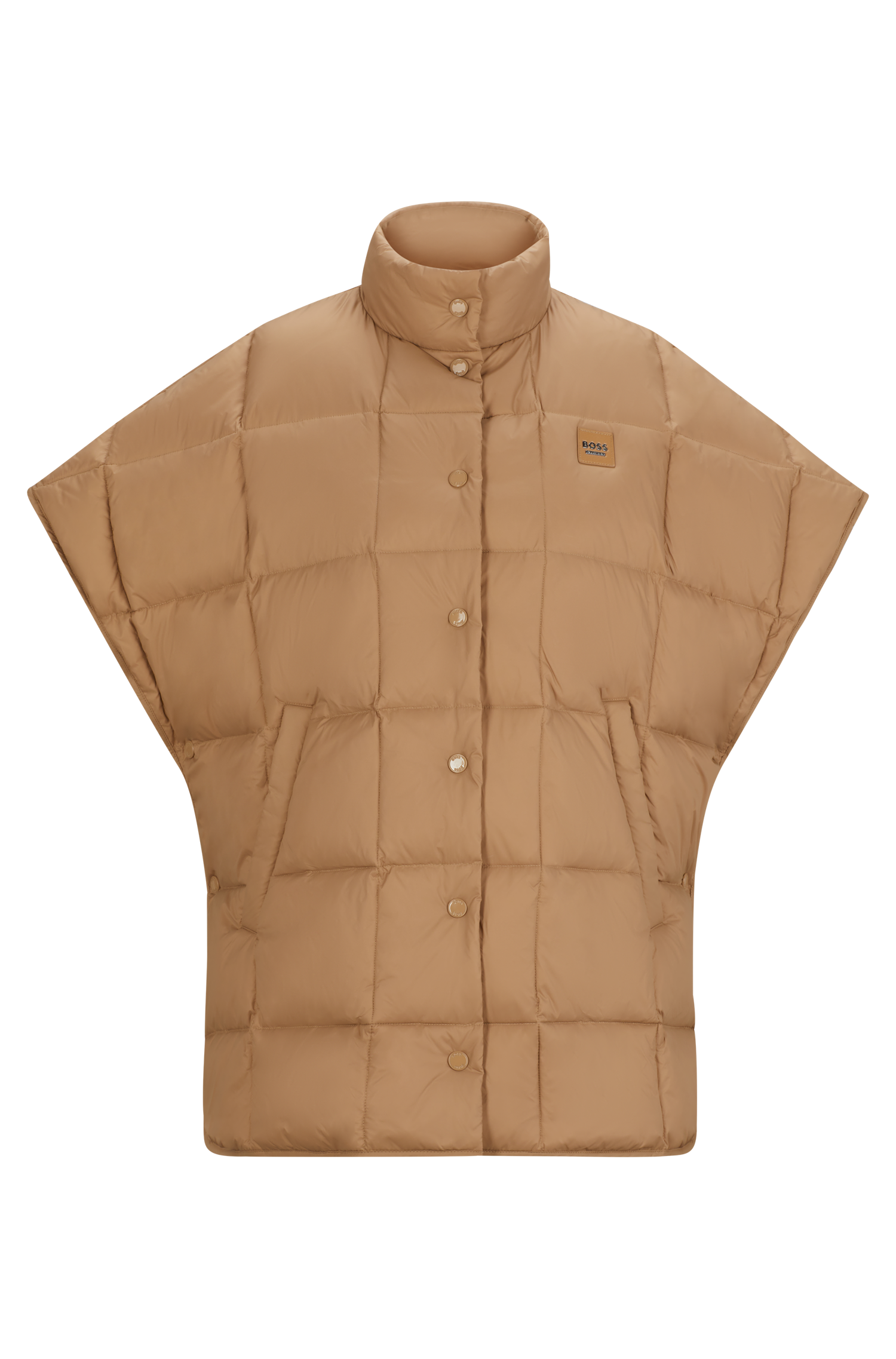 Boss Equestrian Demi Down Cape Camel