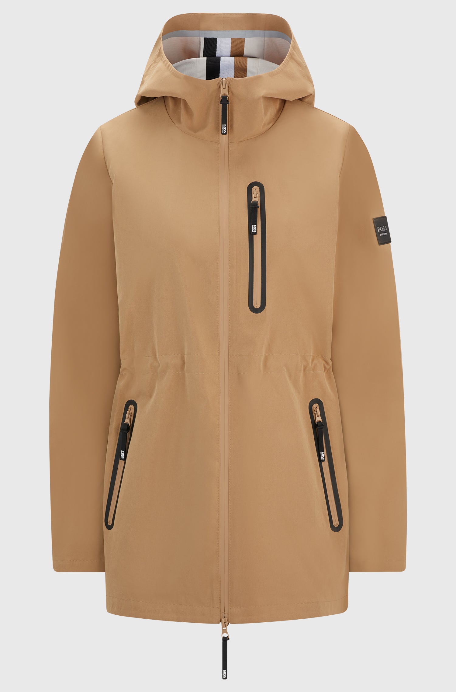 Boss Equestrian Lenie Hard Shell Parka Camel