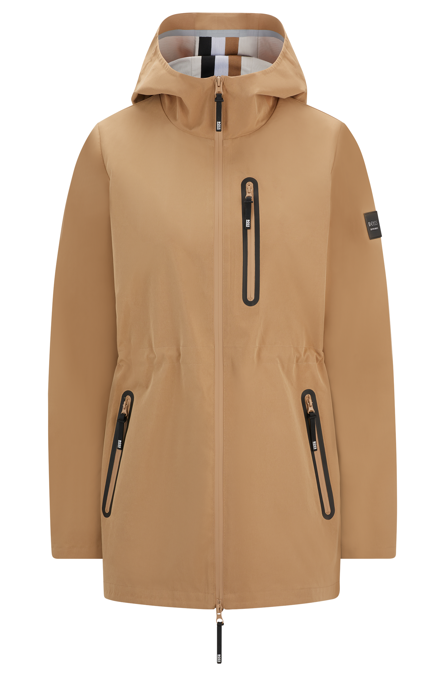 Boss Equestrian Lenie Hard Shell Parka Camel