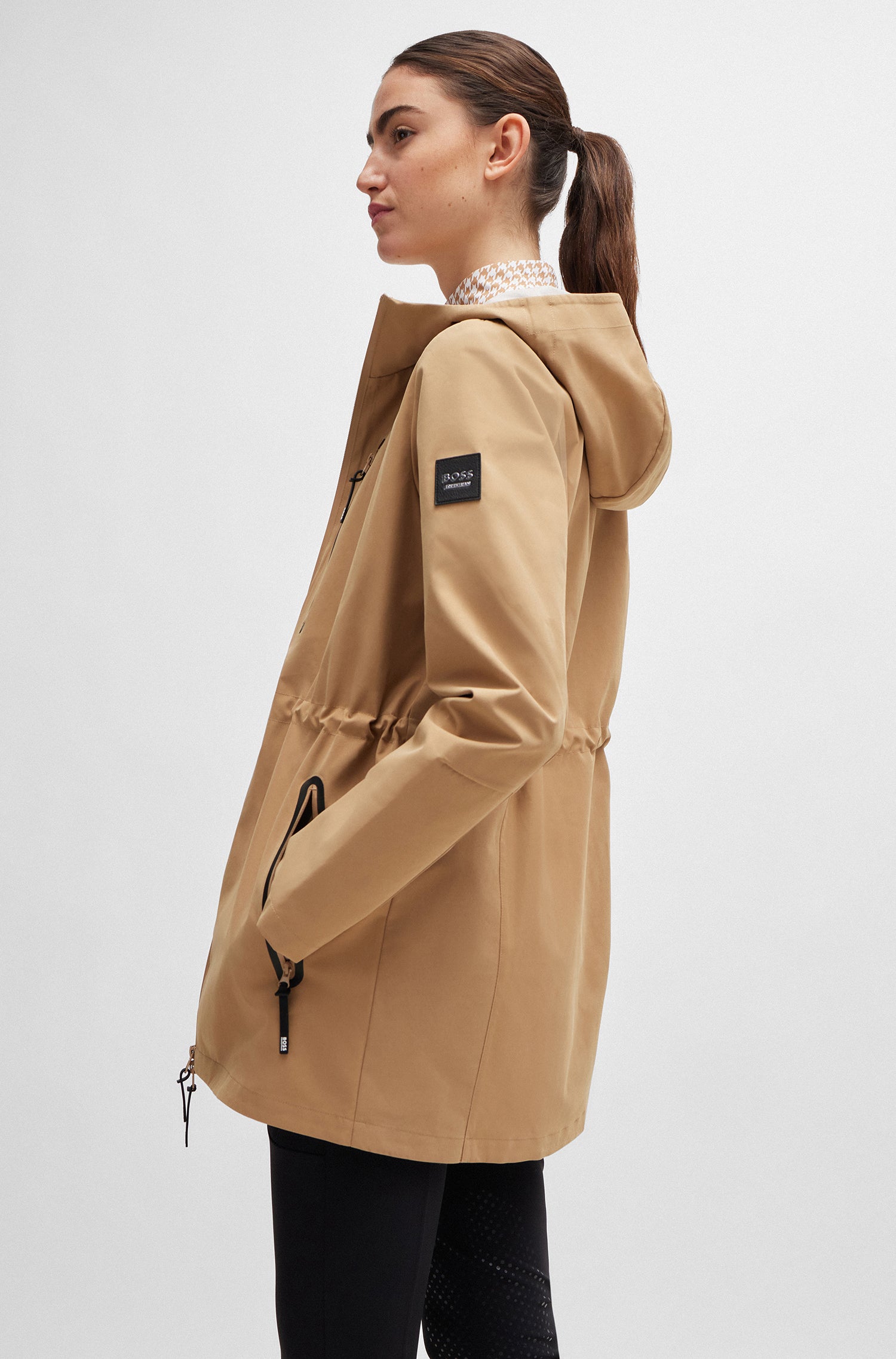 Boss Equestrian Lenie Hard Shell Parka Camel