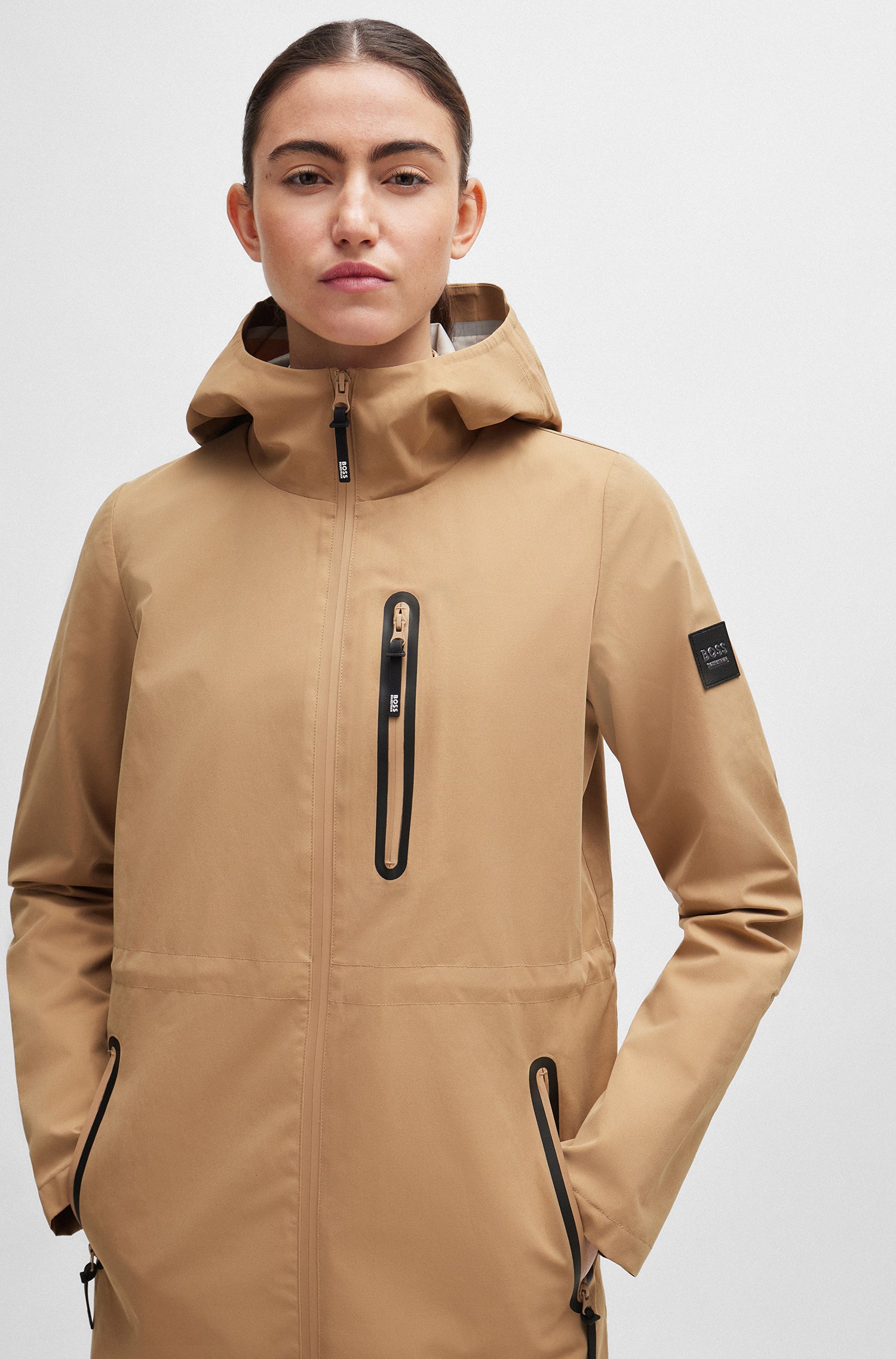 Boss Equestrian Lenie Hard Shell Parka Camel