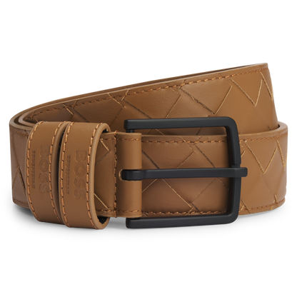Boss Equestrian Belt Cable Camel